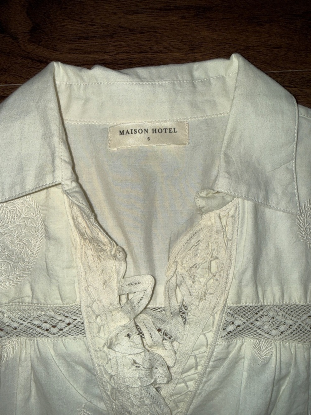 Madison Hotel Button Up Blouse - Picture 3 of 5